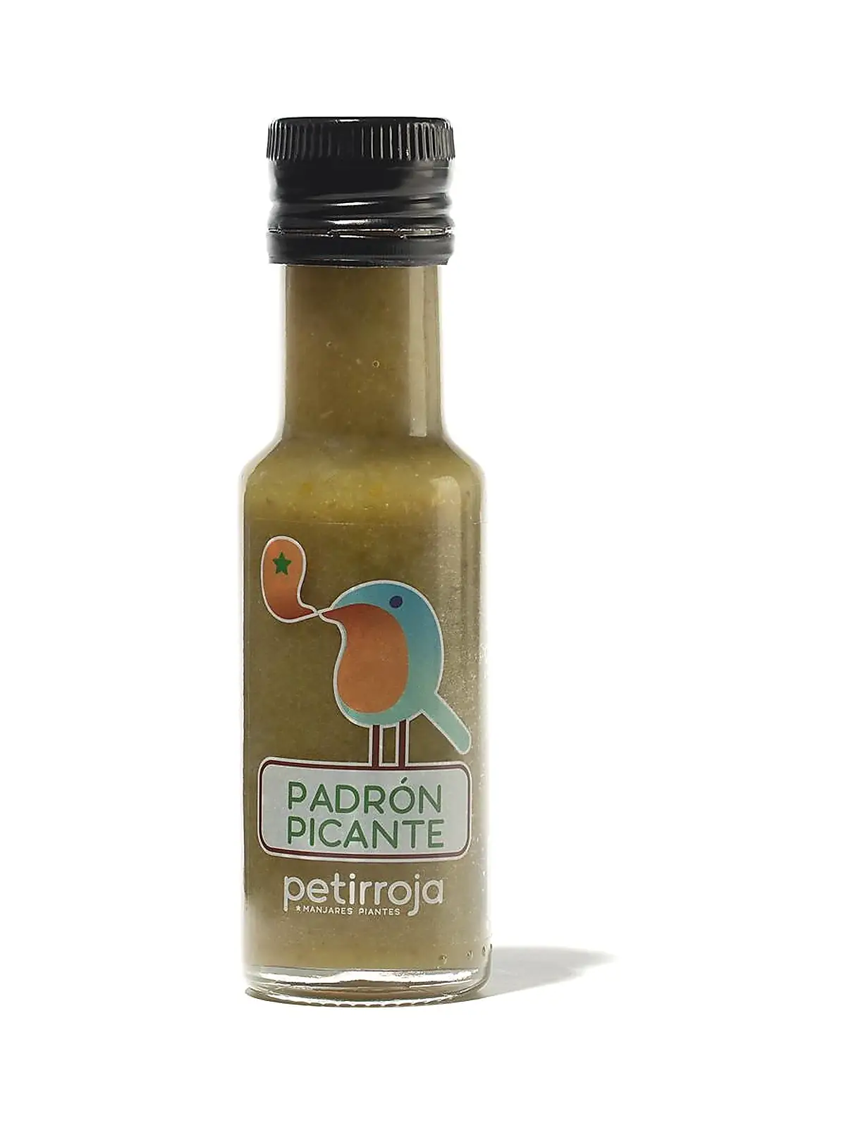 Salsa de Padrón verde picante Petirroja